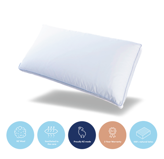 Wool, Silk and Fusion Gel Pillow